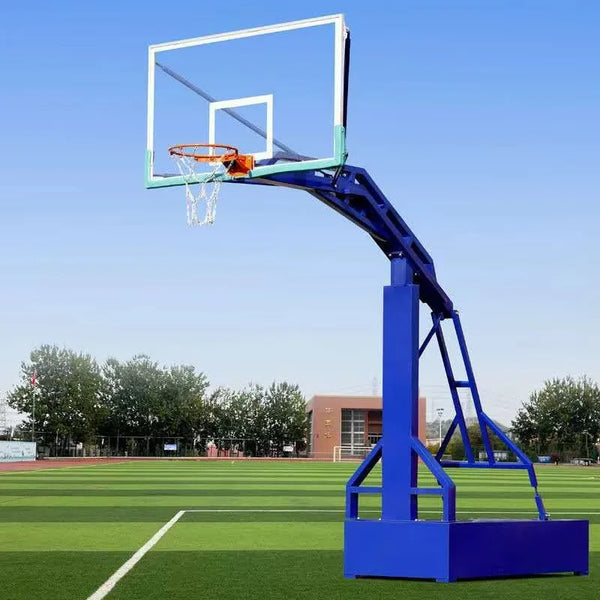 Glass Backboard Outdoor Basketball Hoop Post Indoor Portable Metal Stand Adults Hoop For Daily Training Hot Sell