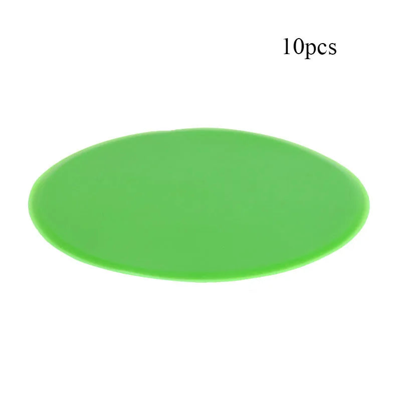 10pcs 12cm non-slip TPE agility marker discs, suitable for soccer, basketball, fitness, speed and agility training.