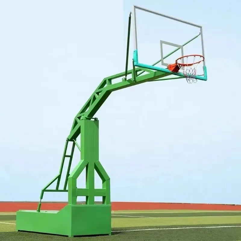 Glass Backboard Outdoor Basketball Hoop Post Indoor Portable Metal Stand Adults Hoop For Daily Training Hot Sell