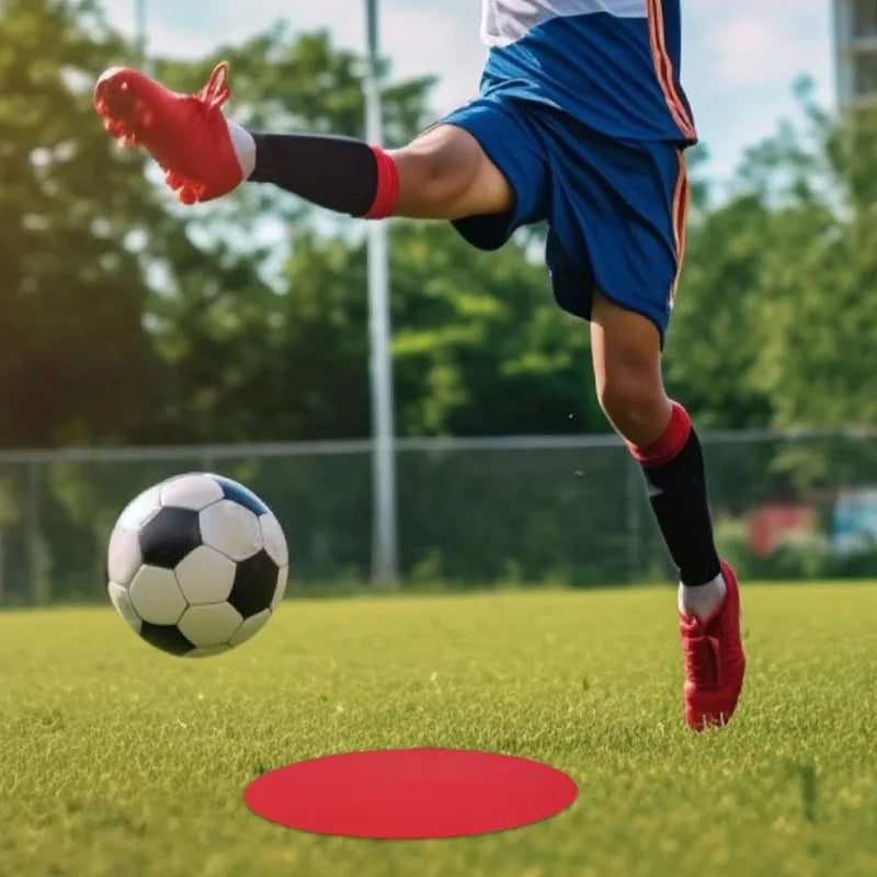10pcs 12cm non-slip TPE agility marker discs, suitable for soccer, basketball, fitness, speed and agility training.