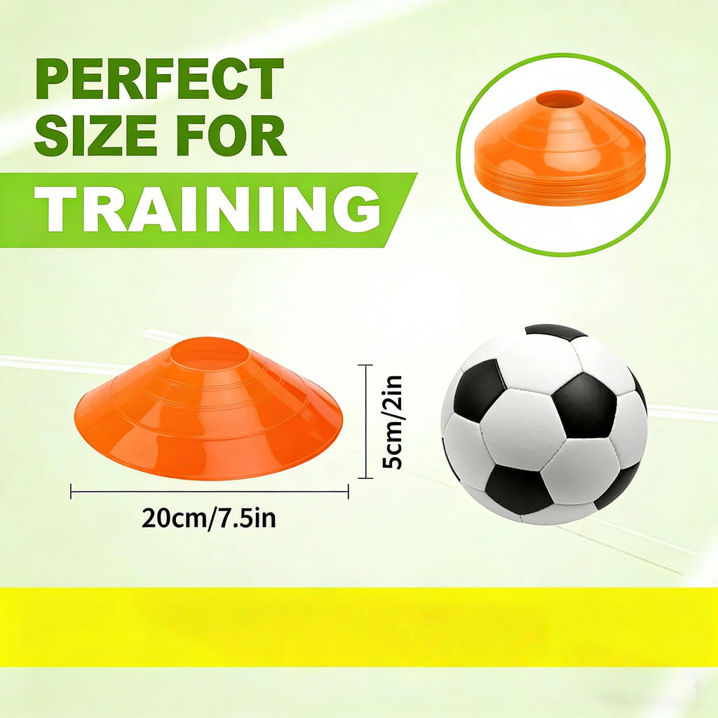 25 Pack football cone plate  football training plate agility practice  Soccer Cones field marking sports training equipment