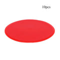10pcs 12cm non-slip TPE agility marker discs, suitable for soccer, basketball, fitness, speed and agility training.