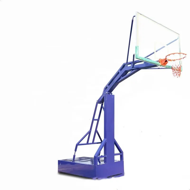 Glass Backboard Outdoor Basketball Hoop Post Indoor Portable Metal Stand Adults Hoop For Daily Training Hot Sell