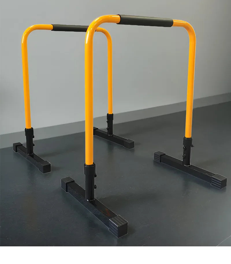 Steel Split Parallel Bars Dip Stand Pull up Bar for Home Gym Strength Training Bodybuilding Adjustable Calisthenics Equipment