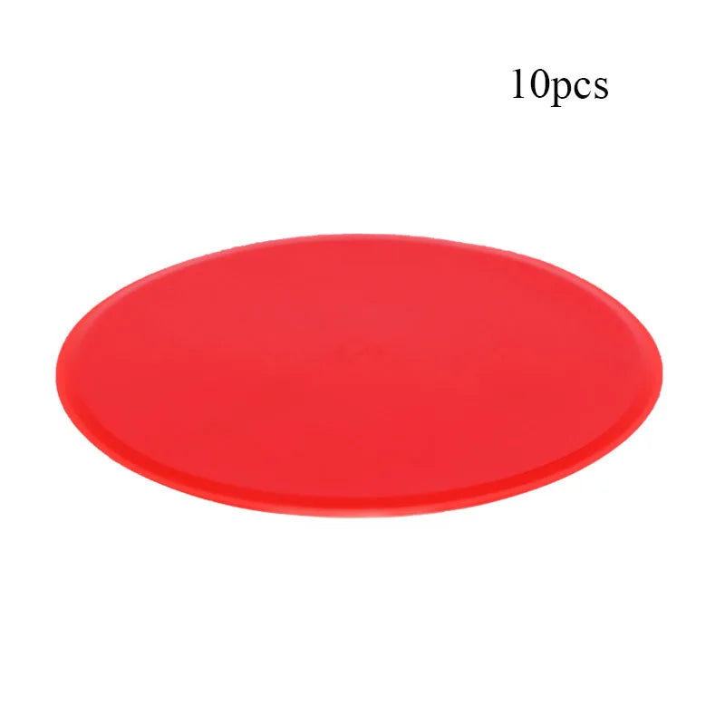10pcs 12cm non-slip TPE agility marker discs, suitable for soccer, basketball, fitness, speed and agility training.